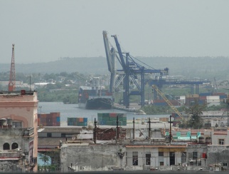Cuba’s main port has only one road in and one road out, which can get clogged.